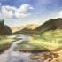 Claire paysage d'Ecosse pastel sec 11 2023