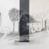 Francis paysage urbain a masseube crayon 06 2023