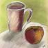 Isabelle nature morte pastel sec 01 2024