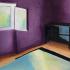 Marie scene d interieur huile 02 2023